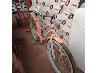 LOTE 294 - 01 BICICLETA ARO 26 VINTAGE. (NO ESTADO, LEILÃO NÃO TEM GARANTIA E NEM DEVOLUÇÃO, SUJEITO A POSSÍVEIS AVARIAS VISÍVEIS/OCULTAS E/OU AUSÊNCIA DE COMPONENTES).