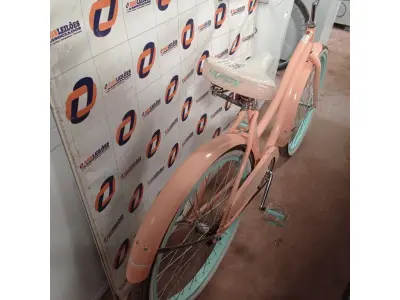 LOTE 294 - 01 BICICLETA ARO 26 VINTAGE. (NO ESTADO, LEILÃO NÃO TEM GARANTIA E NEM DEVOLUÇÃO, SUJEITO A POSSÍVEIS AVARIAS VISÍVEIS/OCULTAS E/OU AUSÊNCIA DE COMPONENTES).