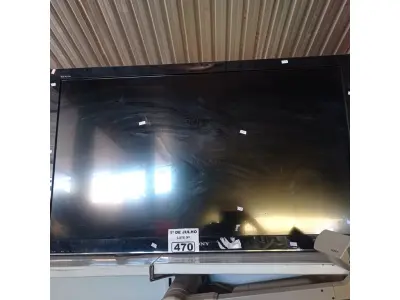 LOTE 470 - 01 TV SONY CRISTAL LÍQUIDO 46” POL PARA RETIRADA DE PEÇAS. (NO ESTADO, LEILÃO NÃO TEM GARANTIA E NEM DEVOLUÇÃO, SUJEITO A POSSÍVEIS AVARIAS VISÍVEIS/OCULTAS E/OU AUSÊNCIA DE COMPONENTES).