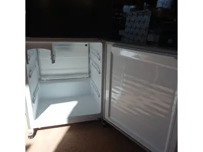 LOTE 495 - 01 REFRIGERADOR MARCA PANASONIC MODELO NR-BB51PV1XB 220V. (NO ESTADO, LEILÃO NÃO TEM GARANTIA E NEM DEVOLUÇÃO, SUJEITO A POSSÍVEIS AVARIAS VISÍVEIS/OCULTAS E/OU AUSÊNCIA DE COMPONENTES).