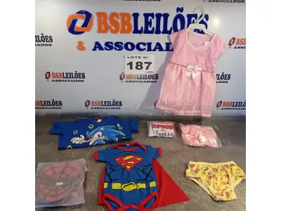 LOTE 187 - 07 – PEÇAS DE ROUPAS FEMININAS (NO ESTADO, NÃO SABEMOS SE FUNCIONA. LEILÃO NÃO TEM GARANTIA E NEM DEVOLUÇÃO, SUJEITO A POSSÍVEIS AVARIAS VISÍVEIS/OCULTAS E/OU AUSÊNCIA DE COMPONENTES)