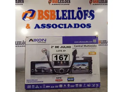 LOTE 167 - 01 CENTRAL MULTIMIDIA DA TOYOTA HILUX. (NO ESTADO, LEILÃO NÃO TEM GARANTIA E NEM DEVOLUÇÃO, SUJEITO A POSSÍVEIS AVARIAS VISÍVEIS/OCULTAS E/OU AUSÊNCIA DE COMPONENTES).