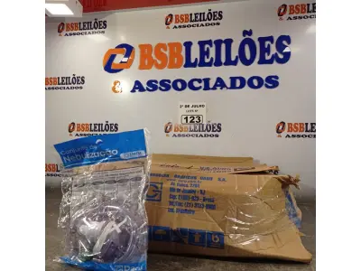 LOTE 123 - 01 LOTE COM VÁRIOS CONJUNTOS DE NEBULIZAÇÃO. (NO ESTADO, LEILÃO NÃO TEM GARANTIA E NEM DEVOLUÇÃO, SUJEITO A POSSÍVEIS AVARIAS VISÍVEIS/OCULTAS E/OU AUSÊNCIA DE COMPONENTES).
