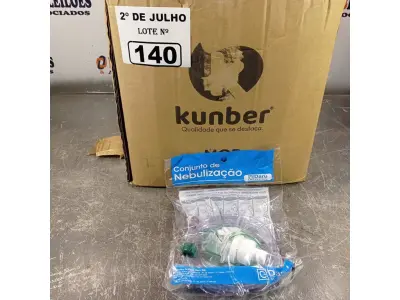 LOTE 140 - 01 LOTE COM VÁRIOS CONJUNTOS DE NEBULIZAÇÃO. (NO ESTADO, LEILÃO NÃO TEM GARANTIA E NEM DEVOLUÇÃO, SUJEITO A POSSÍVEIS AVARIAS VISÍVEIS/OCULTAS E/OU AUSÊNCIA DE COMPONENTES).