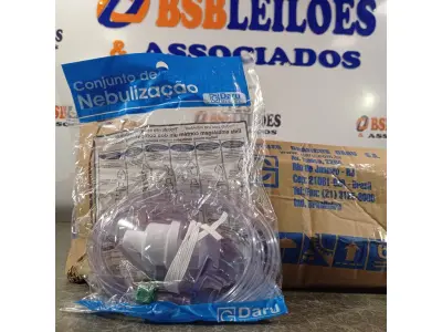 LOTE 123 - 01 LOTE COM VÁRIOS CONJUNTOS DE NEBULIZAÇÃO. (NO ESTADO, LEILÃO NÃO TEM GARANTIA E NEM DEVOLUÇÃO, SUJEITO A POSSÍVEIS AVARIAS VISÍVEIS/OCULTAS E/OU AUSÊNCIA DE COMPONENTES).