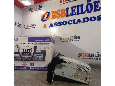 LOTE 167 - 01 CENTRAL MULTIMIDIA DA TOYOTA HILUX. (NO ESTADO, LEILÃO NÃO TEM GARANTIA E NEM DEVOLUÇÃO, SUJEITO A POSSÍVEIS AVARIAS VISÍVEIS/OCULTAS E/OU AUSÊNCIA DE COMPONENTES).