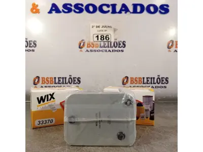 LOTE 186 - 02 FILTROS DE DIESEL WIX. (NO ESTADO, LEILÃO NÃO TEM GARANTIA E NEM DEVOLUÇÃO, SUJEITO A POSSÍVEIS AVARIAS VISÍVEIS/OCULTAS E/OU AUSÊNCIA DE COMPONENTES).