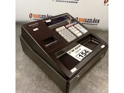 LOTE 154 - 01 CAIXA REGISTRADORA SHARP MODELO XE-A107. (NO ESTADO, LEILÃO NÃO TEM GARANTIA E NEM DEVOLUÇÃO, SUJEITO A POSSÍVEIS AVARIAS VISÍVEIS/OCULTAS E/OU AUSÊNCIA DE COMPONENTES).