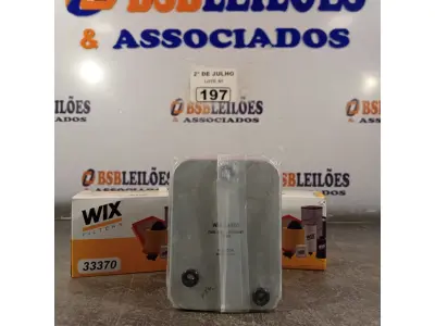 LOTE 197 - 02 FILTROS DE DIESEL WIX. (NO ESTADO, LEILÃO NÃO TEM GARANTIA E NEM DEVOLUÇÃO, SUJEITO A POSSÍVEIS AVARIAS VISÍVEIS/OCULTAS E/OU AUSÊNCIA DE COMPONENTES).