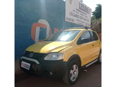 LOTE 503 - 01 VW/CROSSFOX; ANO:2006/2006; ALCOOL/GASOLINA NA COR AMARELA. (NO ESTADO, LEILÃO NÃO TEM GARANTIA E NEM DEVOLUÇÃO, SUJEITO A POSSÍVEIS AVARIAS VISÍVEIS/OCULTAS E/OU AUSÊNCIA DE COMPONENTES).