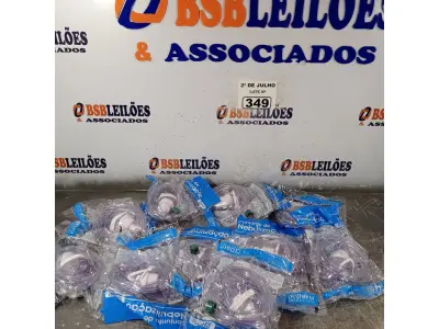 LOTE 349 - 01 LOTE COM VÁRIOS CONJUNTOS DE NEBULIZAÇÃO. (NO ESTADO, LEILÃO NÃO TEM GARANTIA E NEM DEVOLUÇÃO, SUJEITO A POSSÍVEIS AVARIAS VISÍVEIS/OCULTAS E/OU AUSÊNCIA DE COMPONENTES).