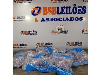LOTE 349 - 01 LOTE COM VÁRIOS CONJUNTOS DE NEBULIZAÇÃO. (NO ESTADO, LEILÃO NÃO TEM GARANTIA E NEM DEVOLUÇÃO, SUJEITO A POSSÍVEIS AVARIAS VISÍVEIS/OCULTAS E/OU AUSÊNCIA DE COMPONENTES).