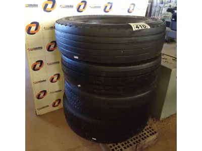 LOTE 410 - 04 PNEUS PARA CAMINHÃO ¾ SENDO 03 NA MEDIDA 215/75/17.5 E 01 NA MEDIDA 205/75/17.5. (NO ESTADO, LEILÃO NÃO TEM GARANTIA E NEM DEVOLUÇÃO, SUJEITO A POSSÍVEIS AVARIAS VISÍVEIS/OCULTAS E/OU AUSÊNCIA DE COMPONENTES).