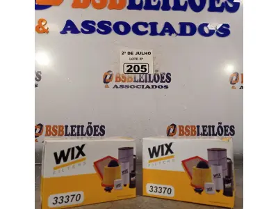LOTE 205 - 02 FILTROS DE DIESEL WIX. (NO ESTADO, LEILÃO NÃO TEM GARANTIA E NEM DEVOLUÇÃO, SUJEITO A POSSÍVEIS AVARIAS VISÍVEIS/OCULTAS E/OU AUSÊNCIA DE COMPONENTES).