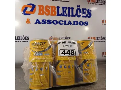 LOTE 448 - 06 LATAS DE ADESIVO ESTRUTURAL DE BASE EPÓXI MEDIA FLUIDEZ COMPONENTES A+B. (NO ESTADO, LEILÃO NÃO TEM GARANTIA E NEM DEVOLUÇÃO, SUJEITO A POSSÍVEIS AVARIAS VISÍVEIS/OCULTAS E/OU AUSÊNCIA DE COMPONENTES).