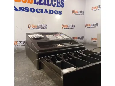LOTE 388 - 01 CAIXA REGISTRADORA MARCA SHARP XE-A107. (NO ESTADO, LEILÃO NÃO TEM GARANTIA E NEM DEVOLUÇÃO, SUJEITO A POSSÍVEIS AVARIAS VISÍVEIS/OCULTAS E/OU AUSÊNCIA DE COMPONENTES).