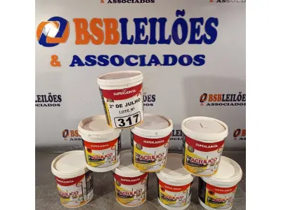 LOTE 317 - 10 KG DE REJUNTAMENTO ACRÍLICO SUPER JUNTA. (NO ESTADO, LEILÃO NÃO TEM GARANTIA E NEM DEVOLUÇÃO, SUJEITO A POSSÍVEIS AVARIAS VISÍVEIS/OCULTAS E/OU AUSÊNCIA DE COMPONENTES).