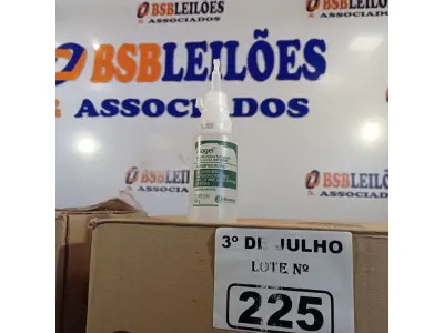 LOTE 225 - 02 CAIXAS COM BISNAGAS DE ÁLCOOL ETÍLICO HIDRATADO 70% COM 30 UNIDADES CADA. (NO ESTADO, LEILÃO NÃO TEM GARANTIA E NEM DEVOLUÇÃO, SUJEITO A POSSÍVEIS AVARIAS VISÍVEIS/OCULTAS E/OU AUSÊNCIA DE COMPONENTES).