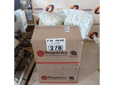 LOTE 278 - 02 CAIXAS COM BISNAGAS DE ÁLCOOL ETÍLICO HIDRATADO 70% COM 30 UNIDADES CADA, 02 FRASQUEIRAS SUPPLY CLEAN E 02 REFIS. (NO ESTADO, LEILÃO NÃO TEM GARANTIA E NEM DEVOLUÇÃO, SUJEITO A POSSÍVEIS AVARIAS VISÍVEIS/OCULTAS E/OU AUSÊNCIA DE COMPONENTES).