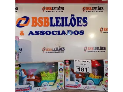LOTE 181 - 02 BATE VOLTA MUSICAL CARRUAGEM.  (NO ESTADO, LEILÃO NÃO TEM GARANTIA E NEM DEVOLUÇÃO, SUJEITO A POSSÍVEIS AVARIAS VISÍVEIS/OCULTAS E/OU AUSÊNCIA DE COMPONENTES).