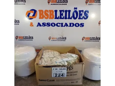 LOTE 224 - 02 FRASQUEIRAS SUPPLY CLEAN COM 04 REFIS. (NO ESTADO, LEILÃO NÃO TEM GARANTIA E NEM DEVOLUÇÃO, SUJEITO A POSSÍVEIS AVARIAS VISÍVEIS/OCULTAS E/OU AUSÊNCIA DE COMPONENTES).
