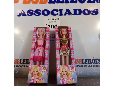 LOTE 204 - 02 BONECAS BELINDA. (NO ESTADO, LEILÃO NÃO TEM GARANTIA E NEM DEVOLUÇÃO, SUJEITO A POSSÍVEIS AVARIAS VISÍVEIS/OCULTAS E/OU AUSÊNCIA DE COMPONENTES).