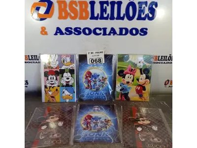 LOTE 068 - 06 QUADROS DECORATIVOS DIVERSOS. (NO ESTADO, LEILÃO NÃO TEM GARANTIA E NEM DEVOLUÇÃO, SUJEITO A POSSÍVEIS AVARIAS VISÍVEIS/OCULTAS E/OU AUSÊNCIA DE COMPONENTES).