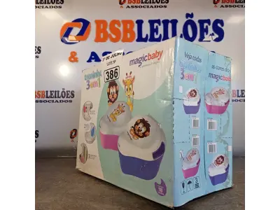 LOTE 386 - 01 TRONINHO 3EM1 MAGIC BABY. (NO ESTADO, LEILÃO NÃO TEM GARANTIA E NEM DEVOLUÇÃO, SUJEITO A POSSÍVEIS AVARIAS VISÍVEIS/OCULTAS E/OU AUSÊNCIA DE COMPONENTES).