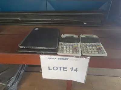 LOTE 322 - 02 NOTEBOOKS + 02 CALCULADORAS  (UNIDADE: B-084 - PASSO FUNDO/RS  - LOCAL DE RETIRADA: AVENIDA PERIMETRAL DEPUTADO GUARACY MARINHO, 600 BAIRRO: SÃO MIGUEL -  PASSO FUNDO/RS – CEP: 99.030-440)
