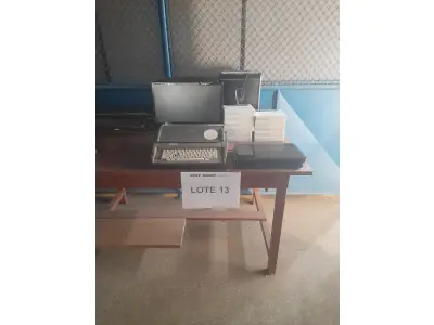 LOTE 321 - FRAGMENTADORA + MÁQUINA DE ESCREVER + 02 NOTEBOOKS + 03 MONITORES + 13 UNIDADE DE MIDIA OPTICA  (UNIDADE: B-084 - PASSO FUNDO/RS  - LOCAL DE RETIRADA: AVENIDA PERIMETRAL DEPUTADO GUARACY MARINHO, 600 BAIRRO: SÃO MIGUEL -  PASSO FUNDO/RS – CEP: 99.030-440)