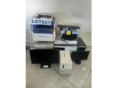 LOTE 077 - FOTOCOPIADORA DIGITAL BROTHER MF C8890DW + MONITOR DE VIDEO PARA COMPUTADOR + 02 IMPRESSORAS SHARP AL2040CS + IMPRESSORA HP LASE JET CP 1025 COLOR + INSTABILIZADOR INBRAMEQ + MICROCOMPUTADOR + MONITOR SAMSUNG MOD: S22E310HY 22POL (UNIDADE: B-037 - BELÉM/PA - LOCAL DE RETIRADA: RODOVIA AUGUSTO MONTENEGRO,765, ÁGUAS NEGRAS- ICOARACI - BELÉM/PA - CEP 66.820-00 )