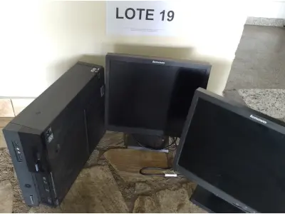 LOTE 019 - MICROCOMPUTADOR T6 + 2 MONITORES DE COMPUTADOR (UNIDADE: A-002 - SÃO PAULO/SP (PARQUE NOVO MUNDO)
LOCAL DE RETIRADA: RUA TUIUTI, Nº 09 - CONJUNTO PROMORAR - VILA MARIA III -            SÃO PAULO/SP - CEP: 02.168-105)