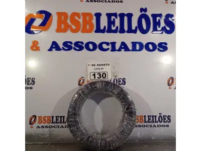 LOTE 130 - 01 ROLO DE CABO FLEXÍVEL 1X4MM NA COR PRETA.100 METROS (NOVO) (NO ESTADO, LEILÃO NÃO TEM GARANTIA E NEM DEVOLUÇÃO, SUJEITO A POSSÍVEIS AVARIAS VISÍVEIS/OCULTAS E/OU AUSÊNCIA DE COMPONENTES).