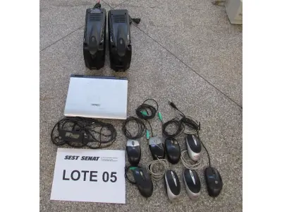 LOTE 343 - 02 NOBREAK + NOTEBOOK ITAUTEC + 08 MOUSES (UNIDADE: B-041 - PRESIDENTE PRUDENTE/SP - LOCAL DE RETIRADA: RODOVIA ARTUR BOIGUES FILHO Nº 585 - PARQUE RES. CARANDA - PRESIDENTE PRUDENTE/SP – CEP: 19.026-650)