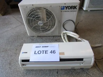 LOTE 384 - CONDICIONADOR DE AR YORK + MOTOR YORK (UNIDADE: B-041 - PRESIDENTE PRUDENTE/SP - LOCAL DE RETIRADA: RODOVIA ARTUR BOIGUES FILHO Nº 585 - PARQUE RES. CARANDA - PRESIDENTE PRUDENTE/SP – CEP: 19.026-650)