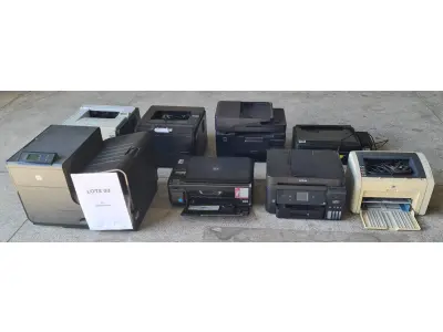LOTE 064 - 08 IMPRESSORAS DE JATO DE TINTA E LASER MULTIFUNCIONAIS (MARCAS: EPSON E HP)  (UNIDADE: B-017 - SANTA MARIA/RS - LOCAL DE RETIRADA: RUA CIDADE DE TREINTA Y TRÊS, Nº 59, BAIRRO NOSSA SENHORA DE LOURDES - SANTA MARIA/RS  - CEP: 97.060 -640)