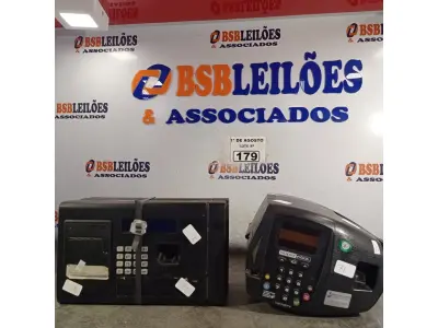 LOTE 179 - 03 RELÓGIOS DE PONTO MARCAS E MODELOS DIVERSOS. (NO ESTADO, LEILÃO NÃO TEM GARANTIA E NEM DEVOLUÇÃO, SUJEITO A POSSÍVEIS AVARIAS VISÍVEIS/OCULTAS E/OU AUSÊNCIA DE COMPONENTES).