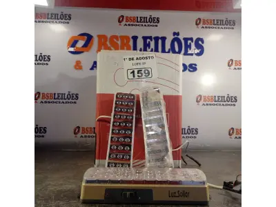 LOTE 159 - 01 LOTE COM VÁRIAS LUMINÁRIAS DE EMERGÊNCIA MARCAS E MODELOS DIVERSOS. (NO ESTADO, LEILÃO NÃO TEM GARANTIA E NEM DEVOLUÇÃO, SUJEITO A POSSÍVEIS AVARIAS VISÍVEIS/OCULTAS E/OU AUSÊNCIA DE COMPONENTES).