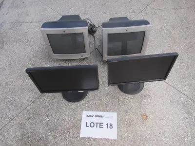 LOTE 356 - 04 MONITORES DE VIDEO (UNIDADE: B-041 - PRESIDENTE PRUDENTE/SP - LOCAL DE RETIRADA: RODOVIA ARTUR BOIGUES FILHO Nº 585 - PARQUE RES. CARANDA - PRESIDENTE PRUDENTE/SP – CEP: 19.026-650)