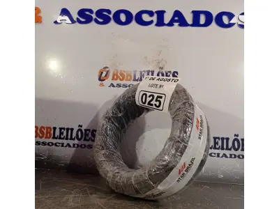 LOTE 025 - 01 ROLO DE CABO FLEXÍVEL 1X2,5MM NA COR PRETA. 100 METROS (NOVO)(NO ESTADO, LEILÃO NÃO TEM GARANTIA E NEM DEVOLUÇÃO, SUJEITO A POSSÍVEIS AVARIAS VISÍVEIS/OCULTAS E/OU AUSÊNCIA DE COMPONENTES).