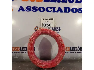 LOTE 050 - 01 ROLO DE CABO FLEXÍVEL 1X2,5MM NA COR VERMELHA.100 METROS (NOVO) (NO ESTADO, LEILÃO NÃO TEM GARANTIA E NEM DEVOLUÇÃO, SUJEITO A POSSÍVEIS AVARIAS VISÍVEIS/OCULTAS E/OU AUSÊNCIA DE COMPONENTES).