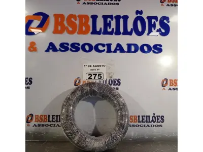 LOTE 275 - 01 ROLO DE CABO FLEXÍVEL 1X4MM NA COR PRETA.100 METROS (NOVO)(NO ESTADO, LEILÃO NÃO TEM GARANTIA E NEM DEVOLUÇÃO, SUJEITO A POSSÍVEIS AVARIAS VISÍVEIS/OCULTAS E/OU AUSÊNCIA DE COMPONENTES).