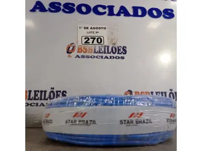 LOTE 270 - 01 ROLO DE CABO FLEXÍVEL 1X4MM NA COR AZUL. 100 METROS (NOVO)(NO ESTADO, LEILÃO NÃO TEM GARANTIA E NEM DEVOLUÇÃO, SUJEITO A POSSÍVEIS AVARIAS VISÍVEIS/OCULTAS E/OU AUSÊNCIA DE COMPONENTES).