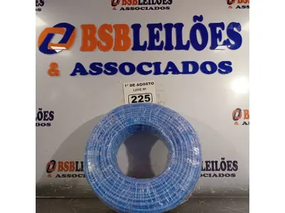 LOTE 225 - 01 ROLO DE CABO FLEXÍVEL 1X10MM NA COR AZUL.100 METROS (NOVO) (NO ESTADO, LEILÃO NÃO TEM GARANTIA E NEM DEVOLUÇÃO, SUJEITO A POSSÍVEIS AVARIAS VISÍVEIS/OCULTAS E/OU AUSÊNCIA DE COMPONENTES).