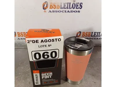LOTE 060 - 01 COPO TÉRMICO DE CERVEJA BEER PINT. (NOVO) (NO ESTADO) ATENÇÃO! FAZER A VISITAÇÃO ANTES DE ARREMATAR, NÃO SABEMOS SE FUNCIONA. LEILÃO NÃO TEM GARANTIA E NEM DEVOLUÇÃO, SUJEITO A POSSÍVEIS AVARIAS VISÍVEIS/OCULTAS E/OU AUSÊNCIA DE COMPONENTES.
