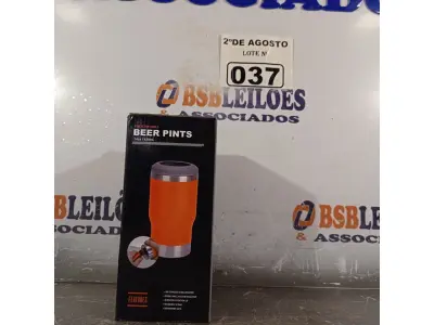 LOTE 037 - 01 COPO TÉRMICO BEER PINTS DE 420ML. (NOVO) (NO ESTADO) ATENÇÃO! FAZER A VISITAÇÃO ANTES DE ARREMATAR, NÃO SABEMOS SE FUNCIONA. LEILÃO NÃO TEM GARANTIA E NEM DEVOLUÇÃO, SUJEITO A POSSÍVEIS AVARIAS VISÍVEIS/OCULTAS E/OU AUSÊNCIA DE COMPONENTES.