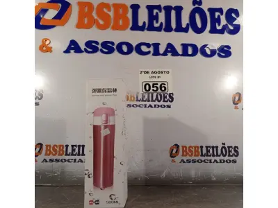 LOTE 056 - 01 GARRAFA TÉRMICA DE 500ML. (NOVO) (NO ESTADO) ATENÇÃO! FAZER A VISITAÇÃO ANTES DE ARREMATAR, NÃO SABEMOS SE FUNCIONA. LEILÃO NÃO TEM GARANTIA E NEM DEVOLUÇÃO, SUJEITO A POSSÍVEIS AVARIAS VISÍVEIS/OCULTAS E/OU AUSÊNCIA DE COMPONENTES.