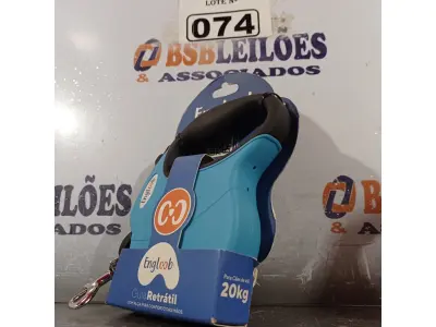 LOTE 074 - 01 GUIA RETRÁTIL PARA CÃES ATÉ 20 KG. (NOVO) (NO ESTADO) ATENÇÃO! FAZER A VISITAÇÃO ANTES DE ARREMATAR, NÃO SABEMOS SE FUNCIONA. LEILÃO NÃO TEM GARANTIA E NEM DEVOLUÇÃO, SUJEITO A POSSÍVEIS AVARIAS VISÍVEIS/OCULTAS E/OU AUSÊNCIA DE COMPONENTES.