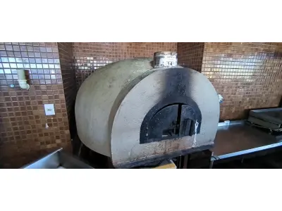 LOTE 141 - FORNO DE PIZZA A LENHA E ELÉTRICO DA FORNOFLEX. (NO ESTADO, NÃO SABEMOS SE FUNCIONA. LEILÃO NÃO TEM GARANTIA E NEM DEVOLUÇÃO).