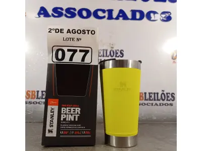 LOTE 077 - 01 COPO TÉRMICO DE CERVEJA BEER PINT. (NOVO) (NO ESTADO) ATENÇÃO! FAZER A VISITAÇÃO ANTES DE ARREMATAR, NÃO SABEMOS SE FUNCIONA. LEILÃO NÃO TEM GARANTIA E NEM DEVOLUÇÃO, SUJEITO A POSSÍVEIS AVARIAS VISÍVEIS/OCULTAS E/OU AUSÊNCIA DE COMPONENTES.